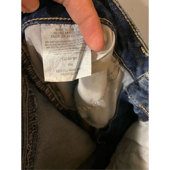 Lee Riders Light Wash Midrise Straight Leg Jeans Size 16 - Picture 6 of 6